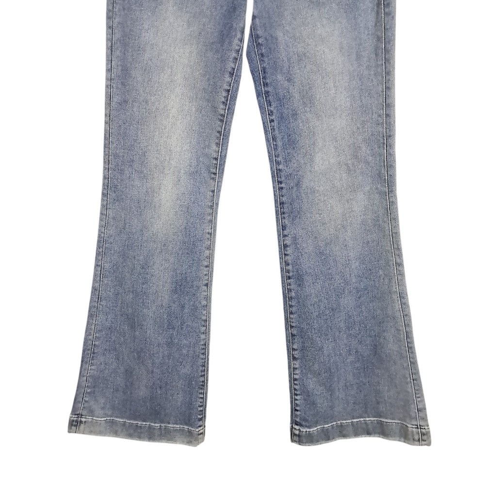 7 For All Mankind Dojo‎ Tailorless Jeans 27 Embroidered Y2K Flared Santa Rosa - Picture 5 of 14